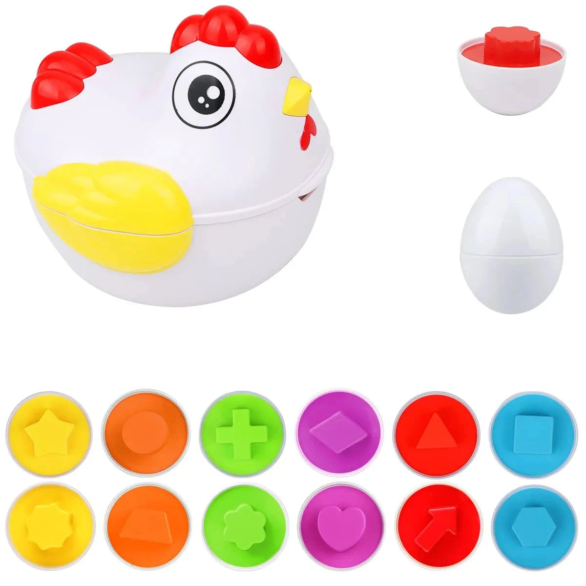 Montessori Eggs Sensory Baby Toy