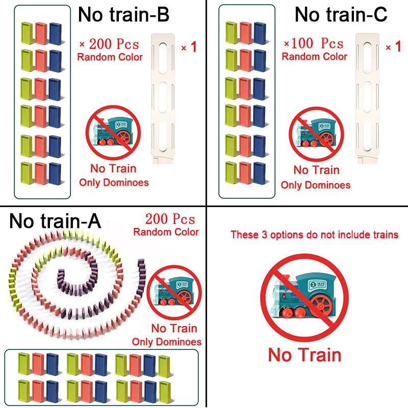 Automatic Domino Train Toy