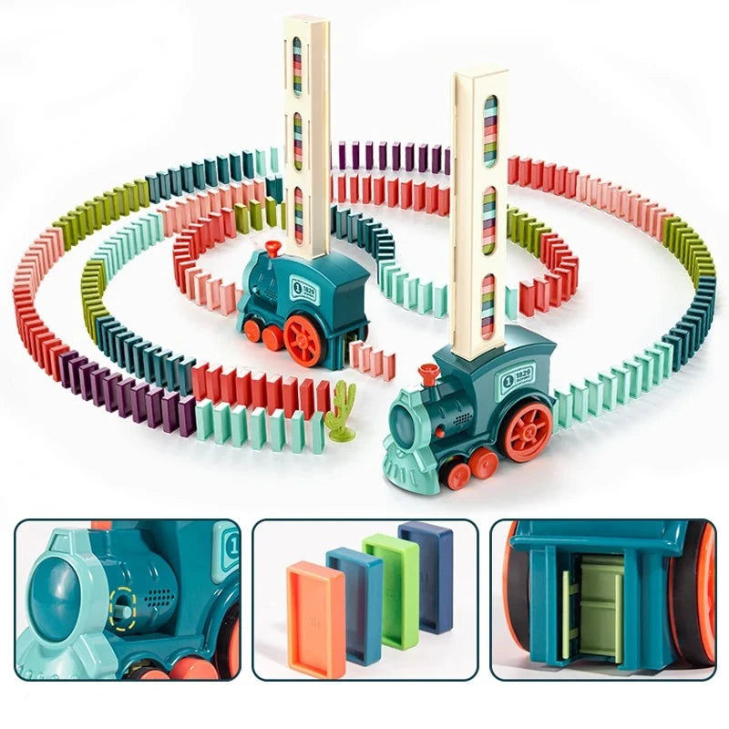 Automatic Domino Train Toy