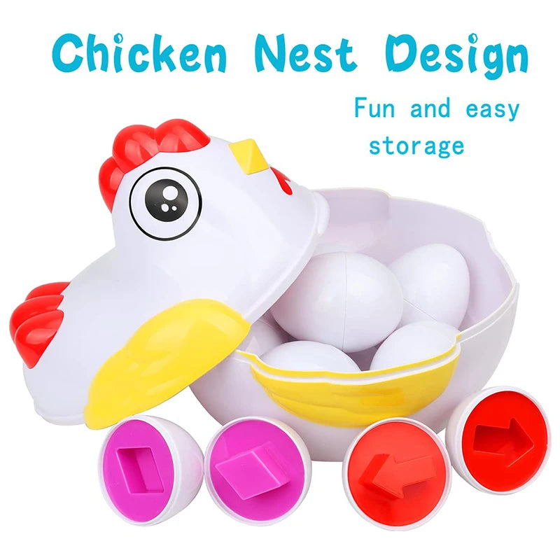 Montessori Eggs Sensory Baby Toy