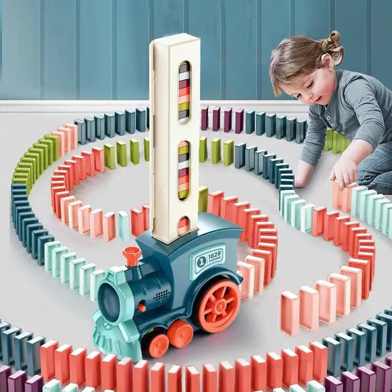 Automatic Domino Train Toy